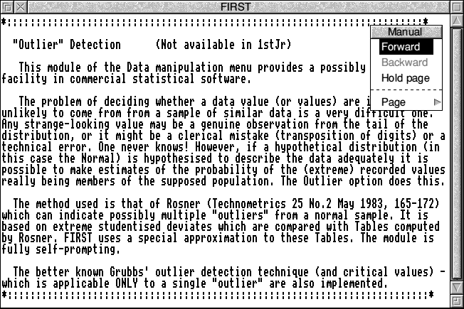 Figure six: the manual in action
