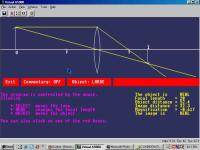 Refraction through lenses software
