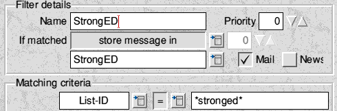 filtering on List-ID